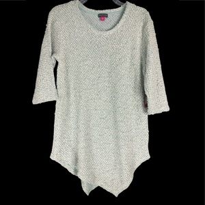 Vince Camuto Nubby Slub Knit Asymmetric Top